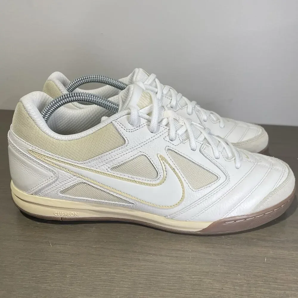 Nike Men Size 10 Shoes NEW FLAW Gato Gum Soft Cream White Light Khaki IB3082-133